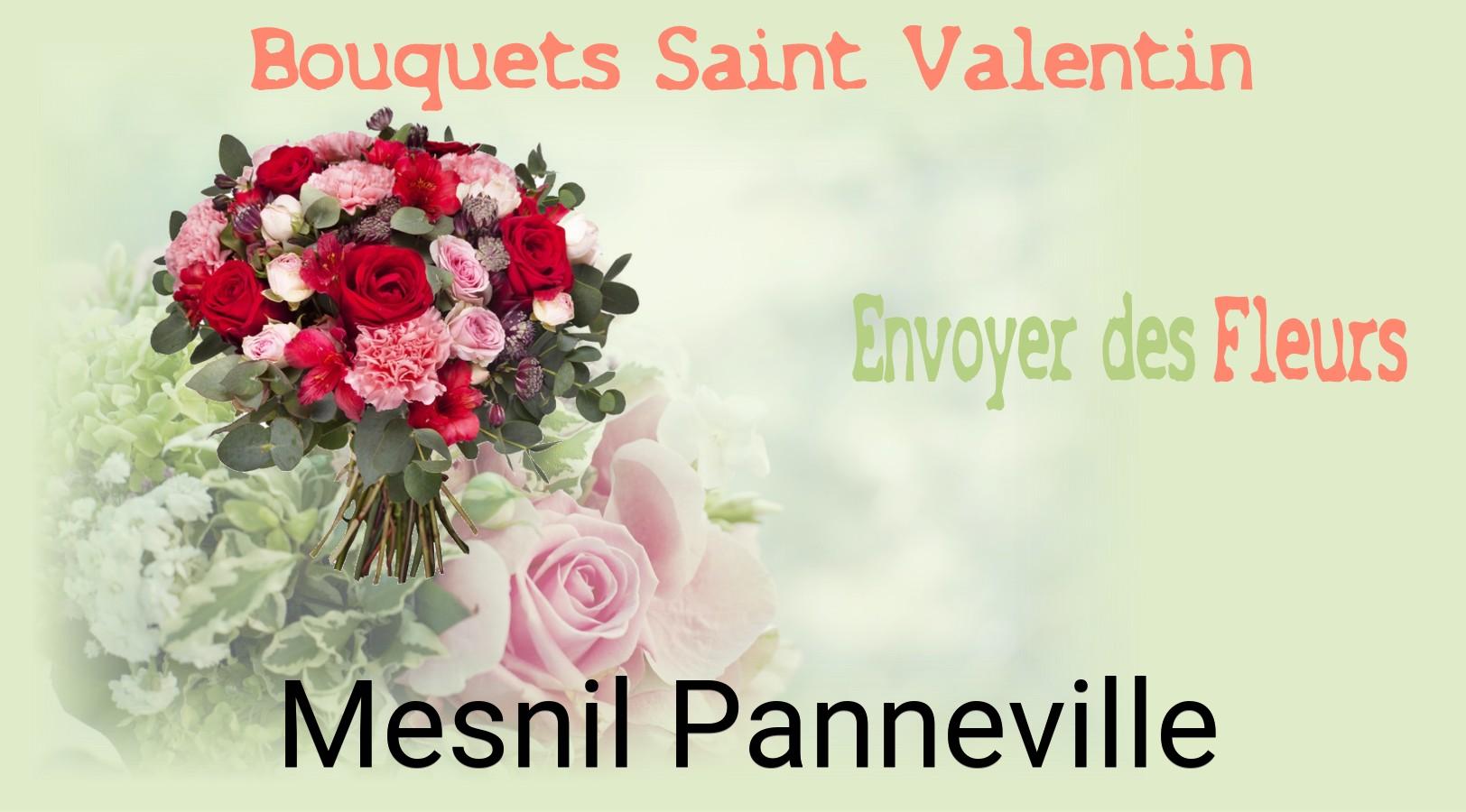 Roses de Saint-Valentin livrées à Mesnil-Panneville